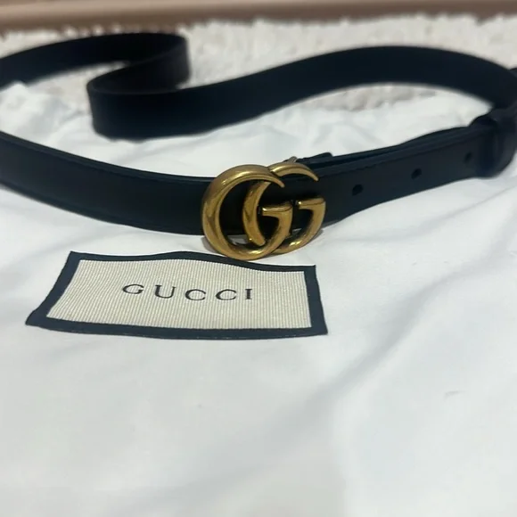 WOMEN’S GG MARMONT THIN BELT - Picture 8 of 14